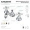Kingston Brass KS5568PX 8" Widespread Bathroom Faucet, Brushed Nickel KS5568PX - alternate 3